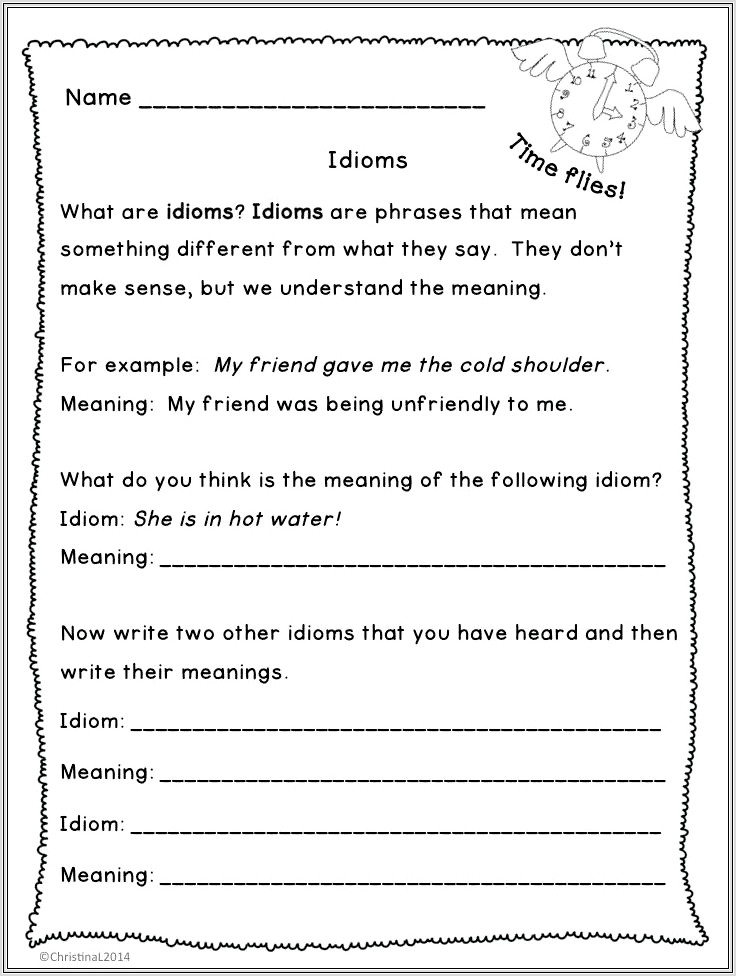 2nd Grade Dialogue Worksheet