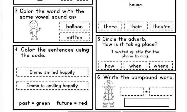 2nd Grade Dol Worksheets