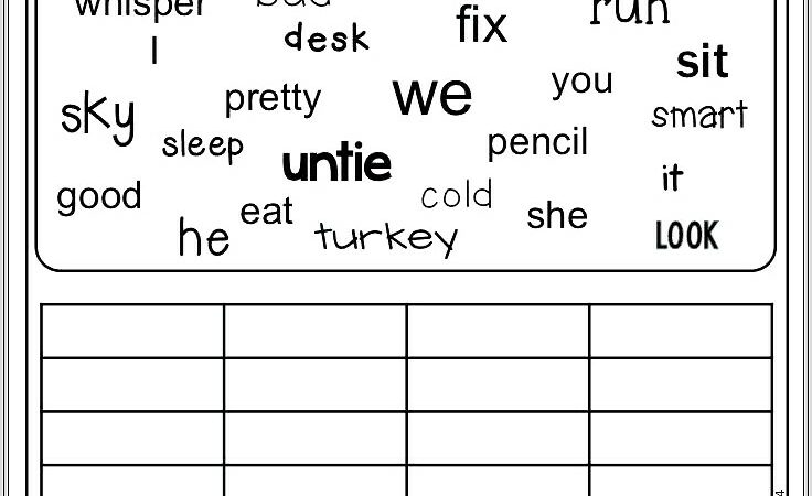 2nd Grade English Worksheets Nouns