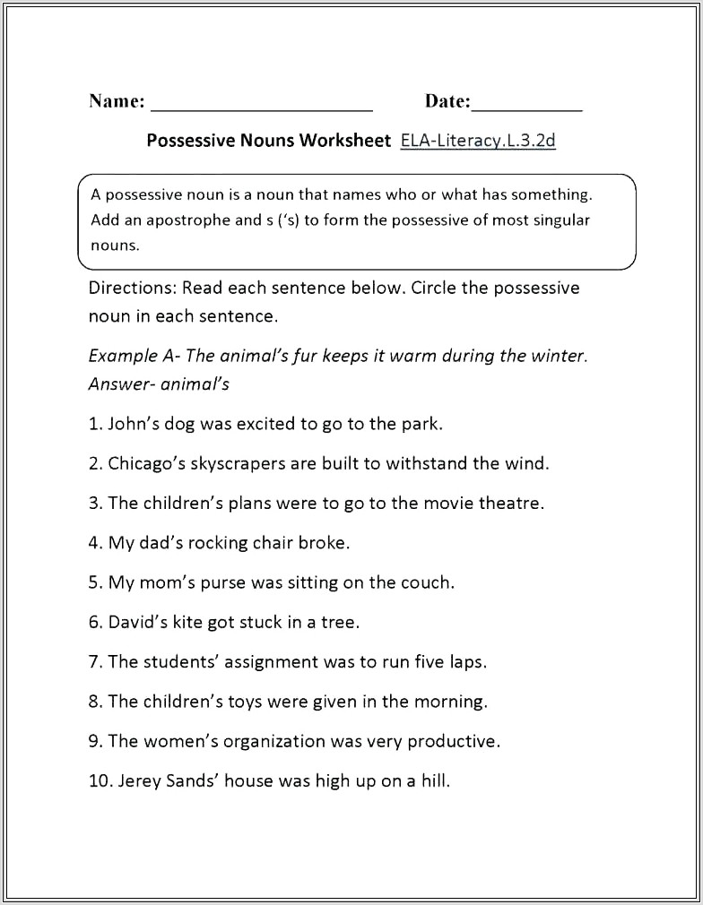 2nd Grade Government Worksheets