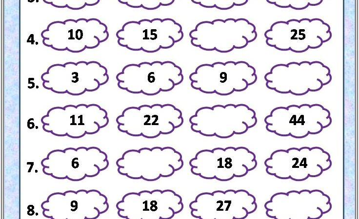 2nd Grade Number Worksheets