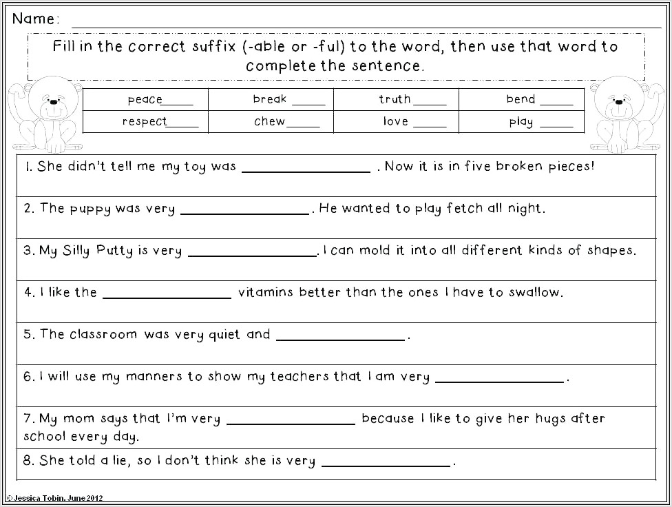 2nd Grade Prefix Worksheet Free
