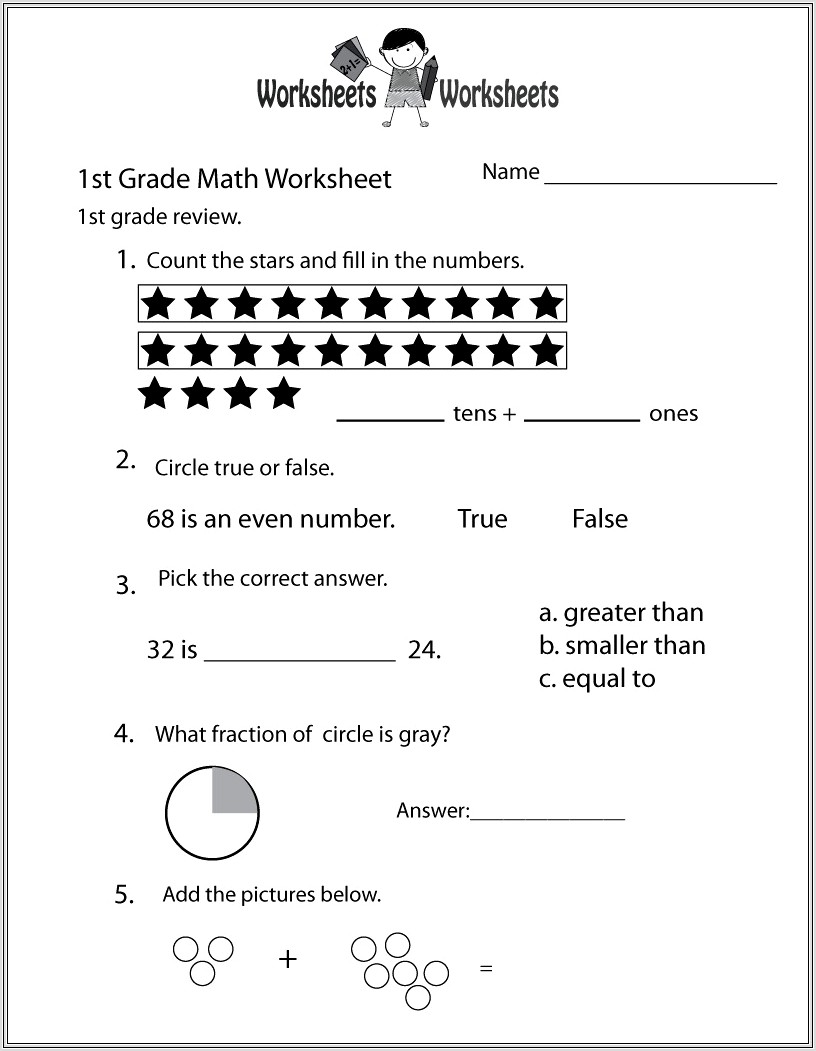 2nd Grade Review Worksheet