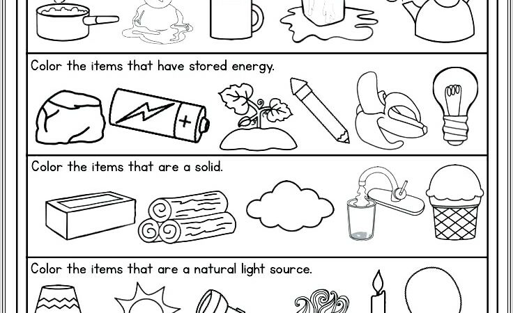 2nd Grade Science Tools Worksheet