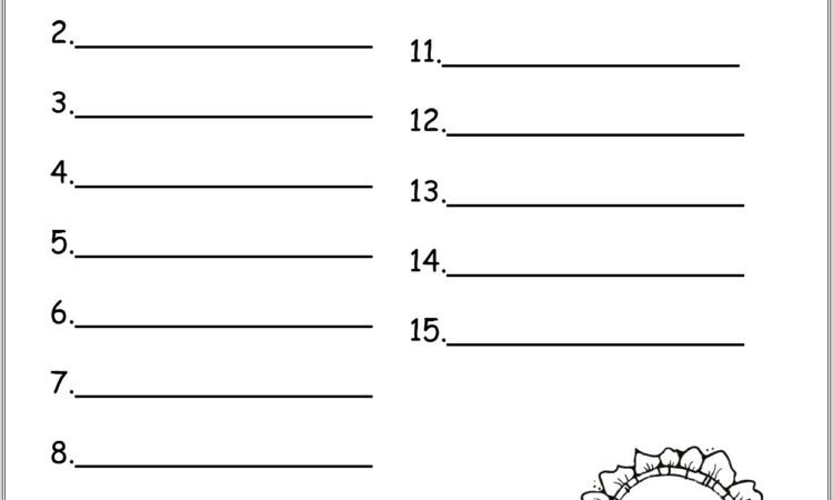 2nd Grade Test Worksheets