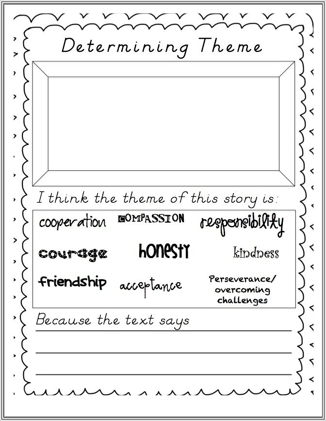 2nd Grade Theme Worksheets