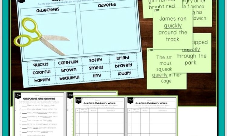 2nd Grade Worksheets Adjectives