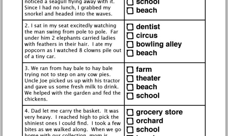 2nd Grade Worksheets Ela