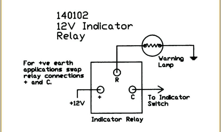 3 Pin Electronic Flasher Relay Wiring Diagram