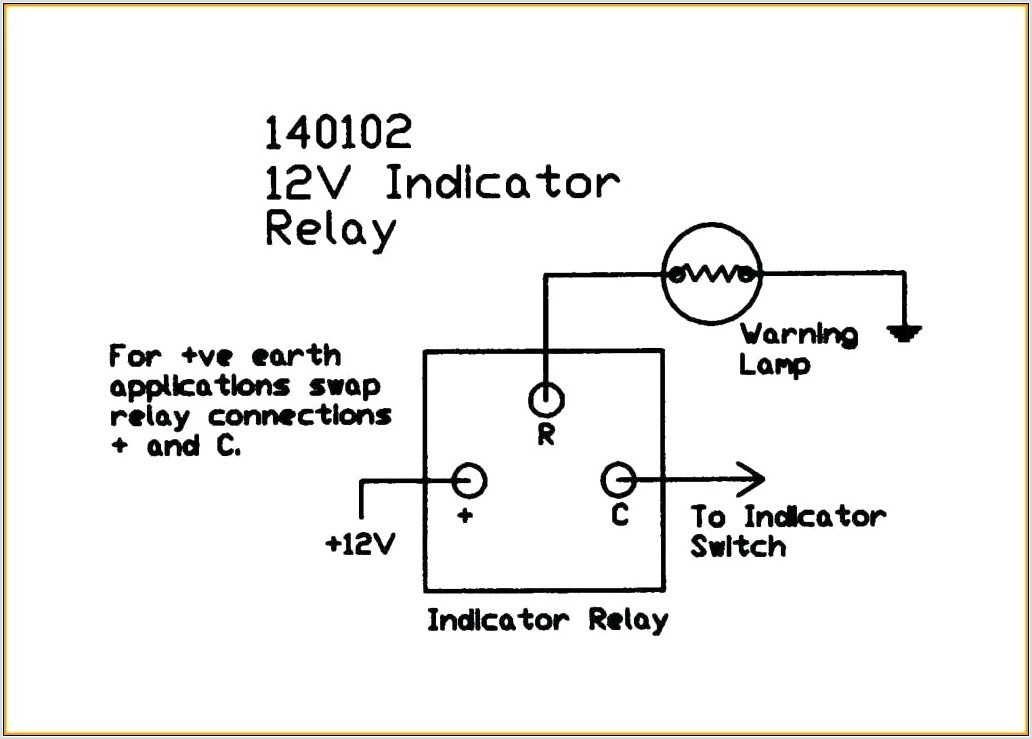 3 Pin Electronic Flasher Relay Wiring Diagram