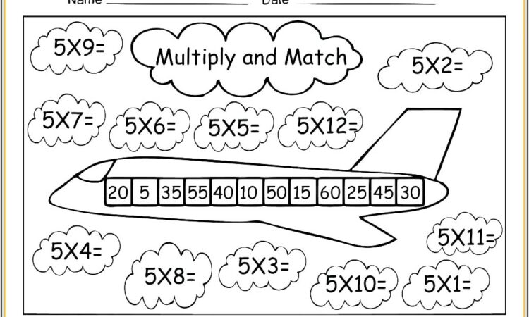 3 Times Table Drill Worksheet