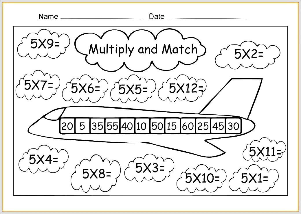 3 Times Table Drill Worksheet
