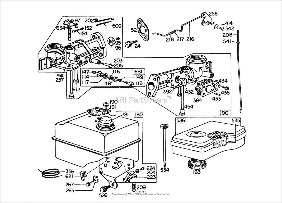 35 Briggs And Stratton Carburetor Diagram