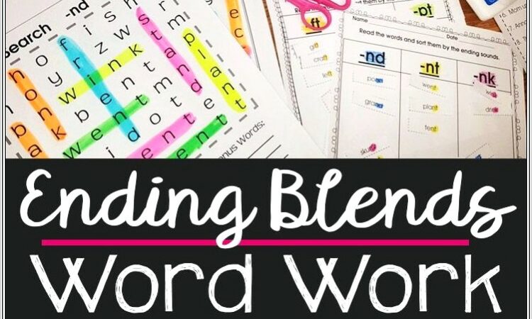 3rd Grade Blends Worksheets