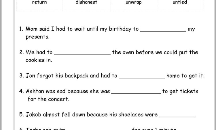 3rd Grade Cloud Worksheet