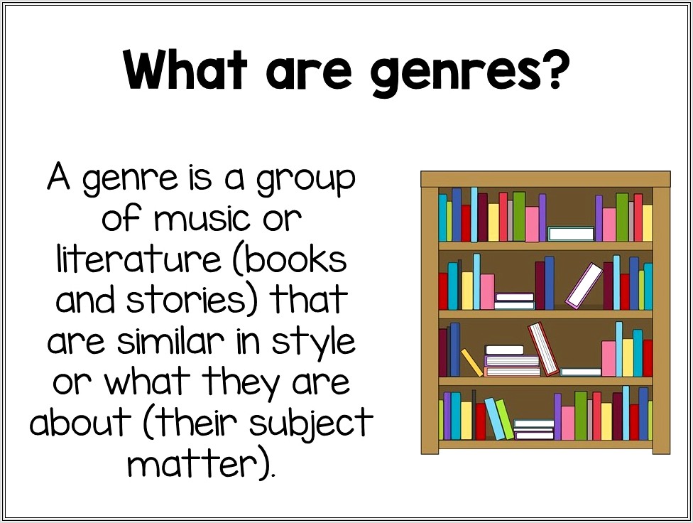 3rd Grade Genre Worksheets