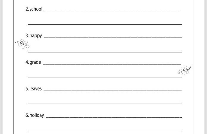 3rd Grade Language Worksheet