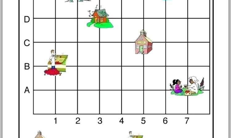 3rd Grade Map Grid Worksheets