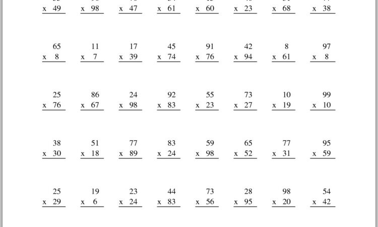 3rd Grade Math Worksheet Generator