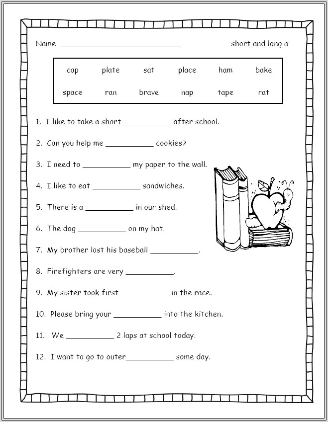 3rd Grade Phonics Printable Worksheets