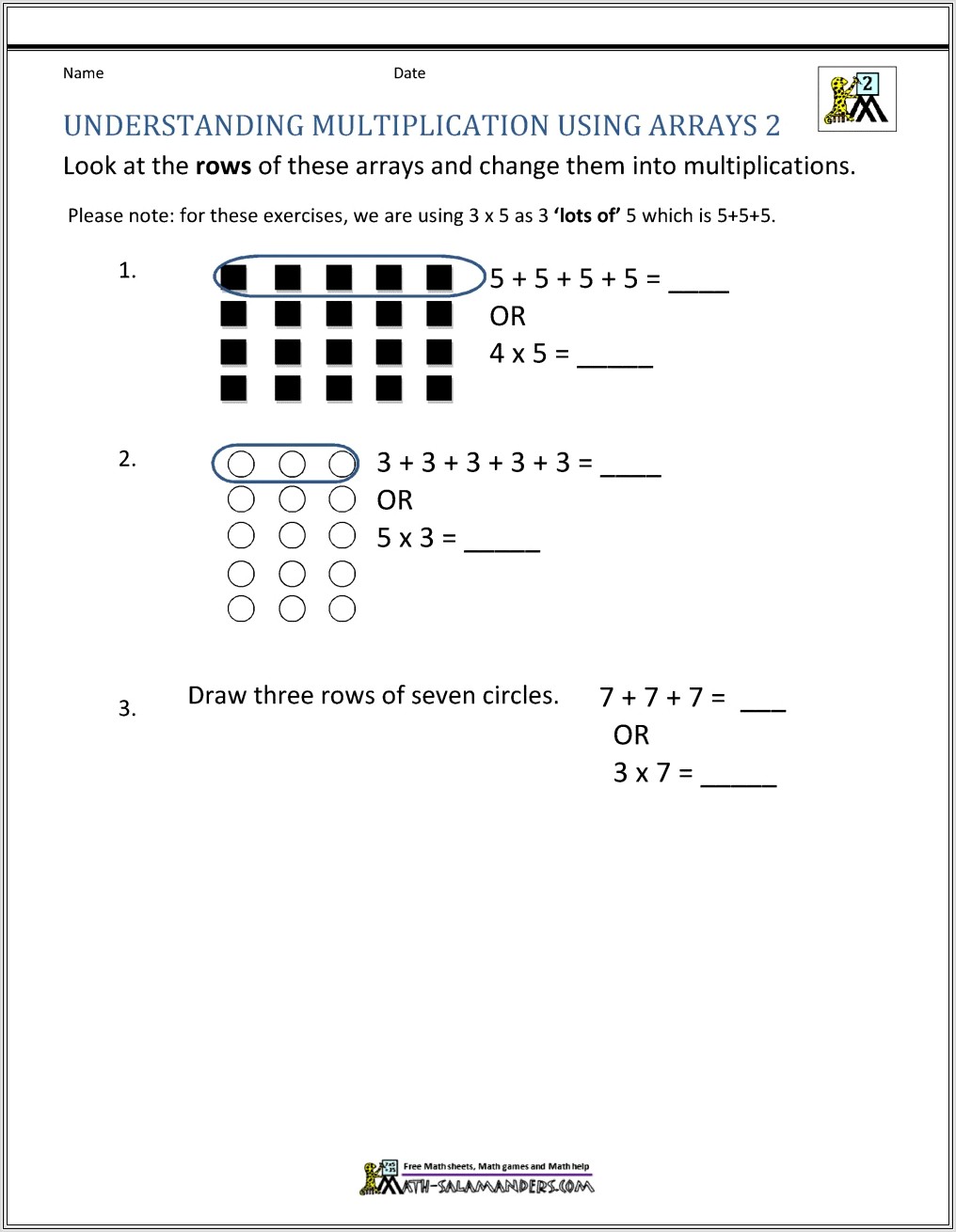 3rd Grade Printable Worksheets For Free