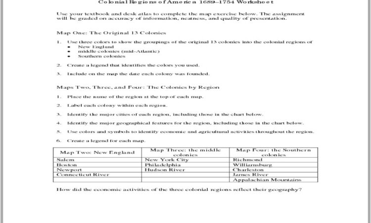 3rd Grade Regions Worksheet