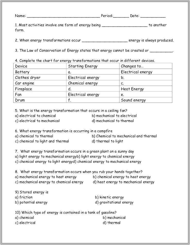 3rd Grade Science Worksheets Light