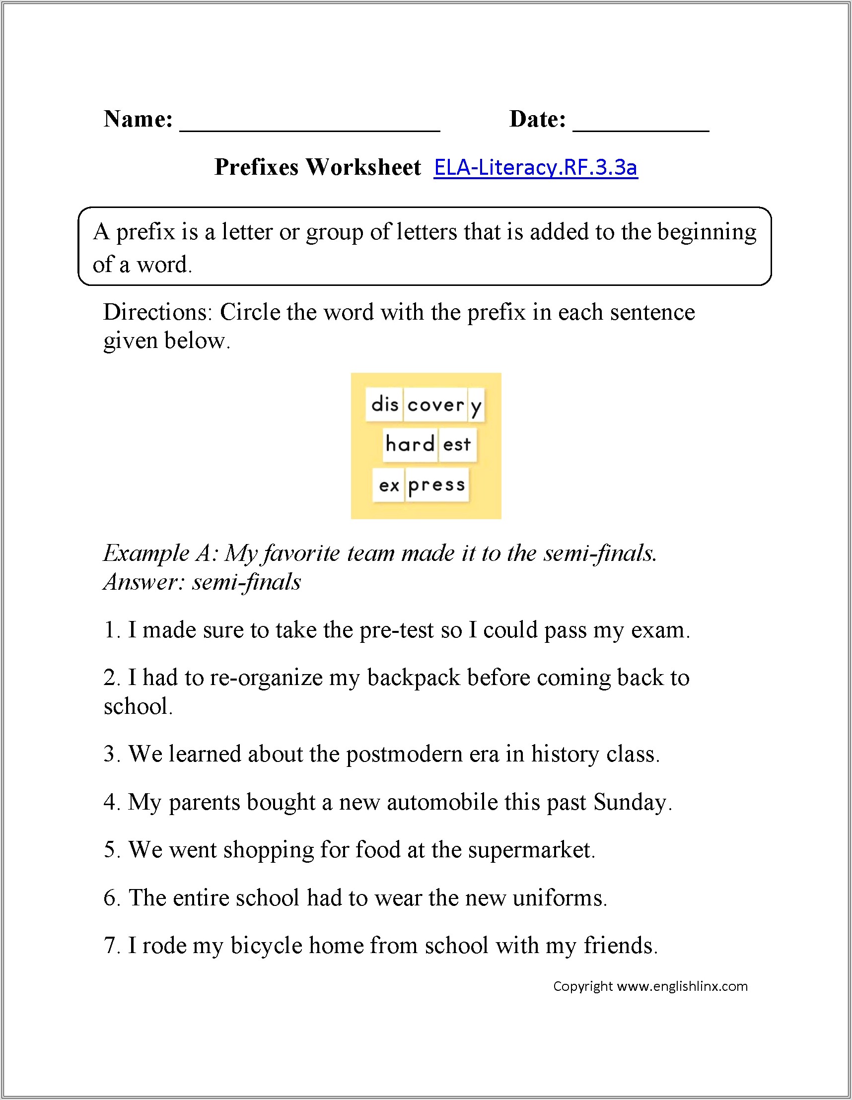 3rd Grade Worksheets Common Core