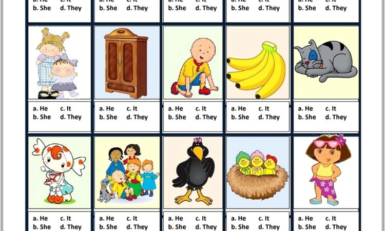 3rd Grade Worksheets Pronouns