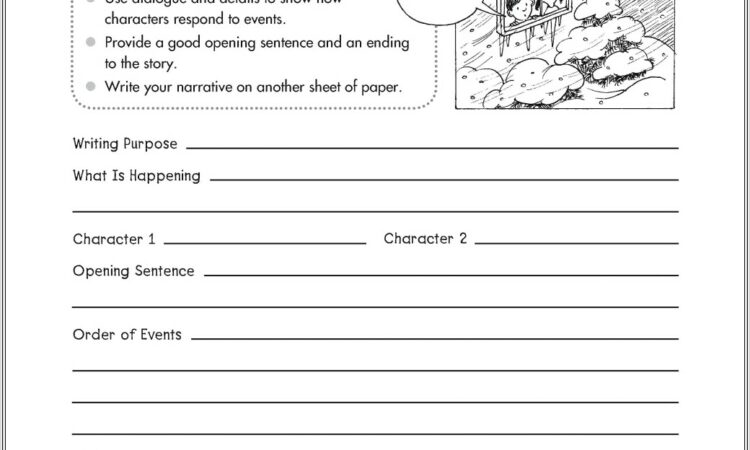 3rd Grade Worksheets Writing