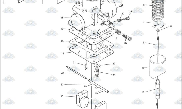 42mm Mikuni Carb Diagram