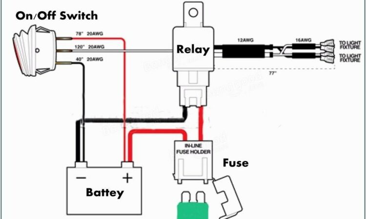 5 Pin Relay Wiring Diagram With Switch