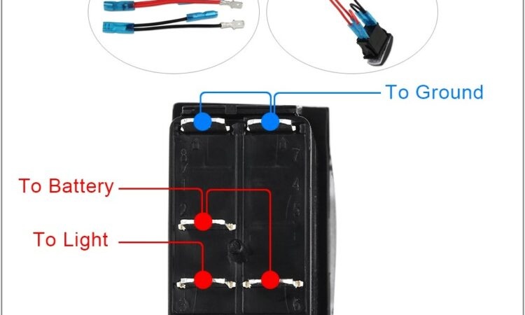 5 Pin Rocker Switch Wiring Diagram