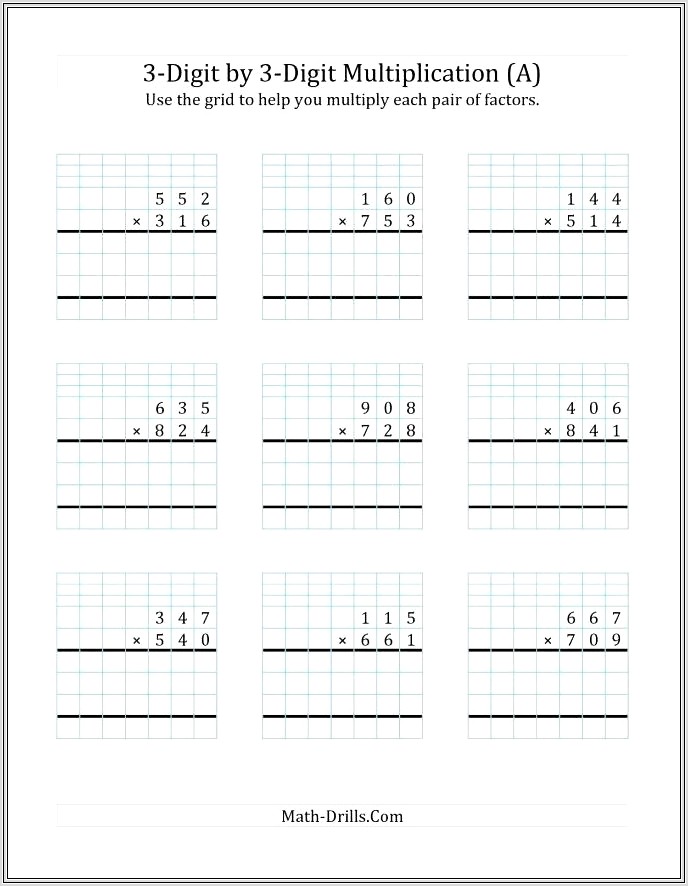 5th Grade Everyday Math Printable Worksheets