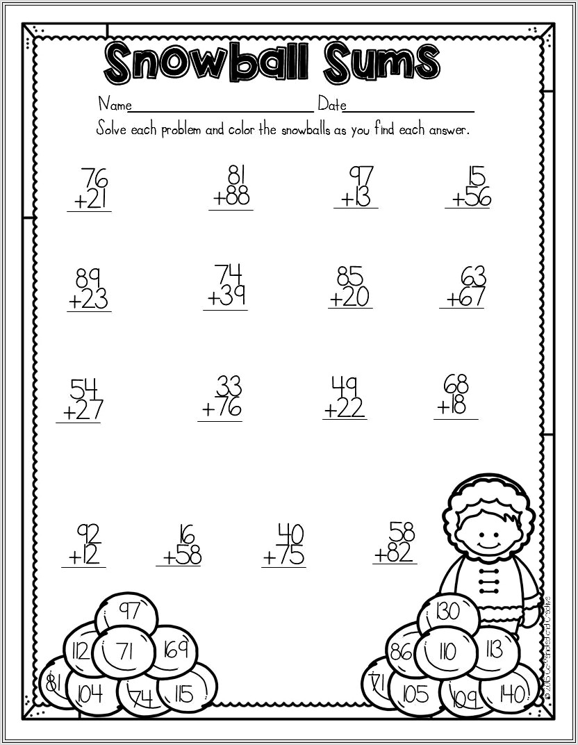 5th Grade Math Lesson Worksheets