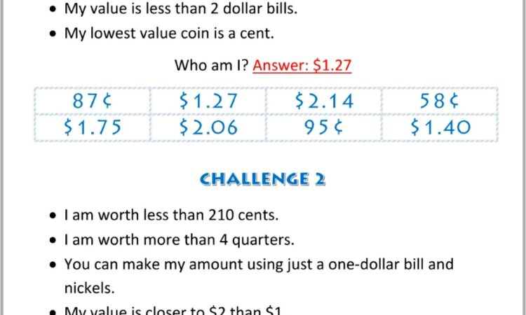 5th Grade Math Riddles Worksheet