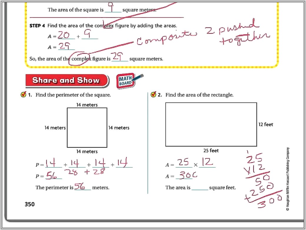 5th Grade Math Worksheets Area And Volume