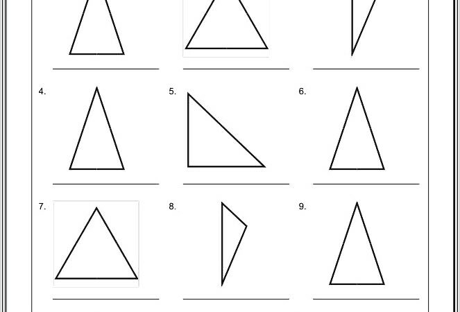 5th Grade Math Worksheets Geometry