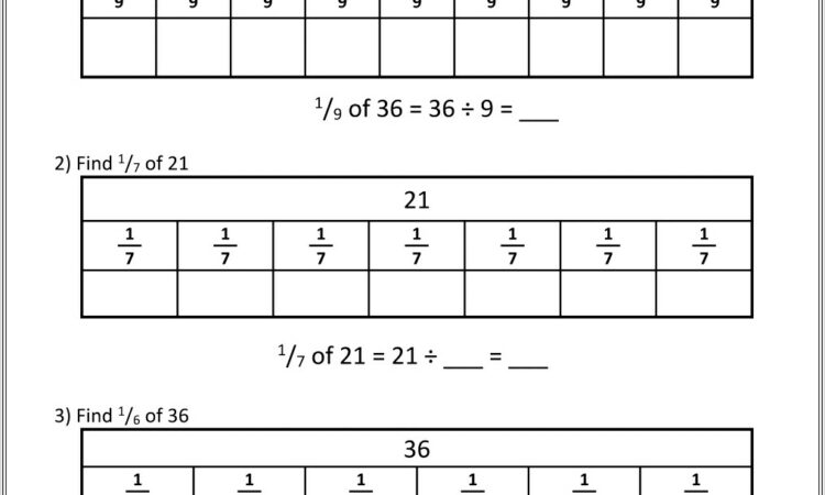 5th Grade Math Worksheets With Fractions