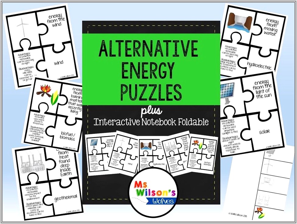 5th Grade Science Alternative Energy