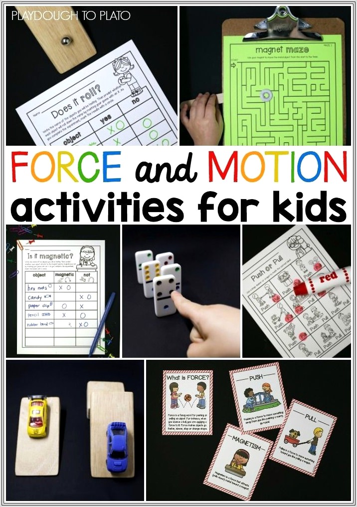 5th Grade Science Force And Motion Activities