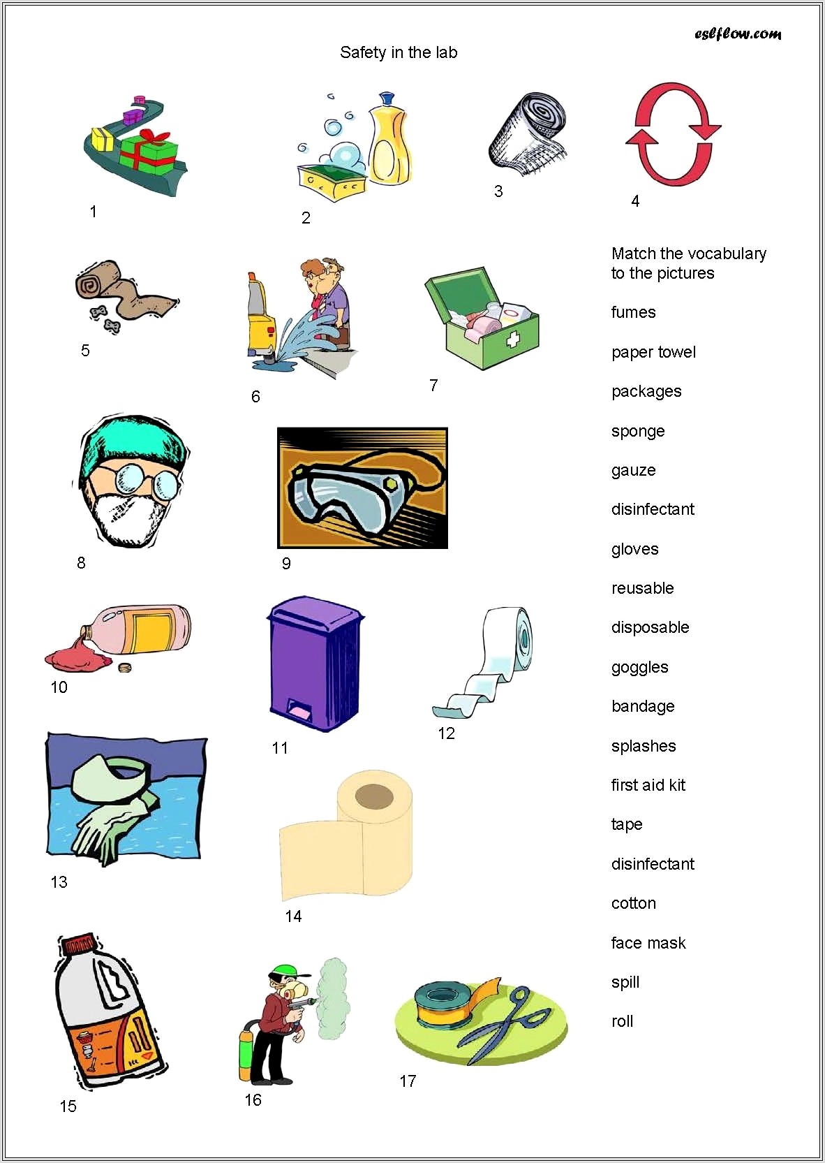 5th Grade Science Lab Equipment Worksheet