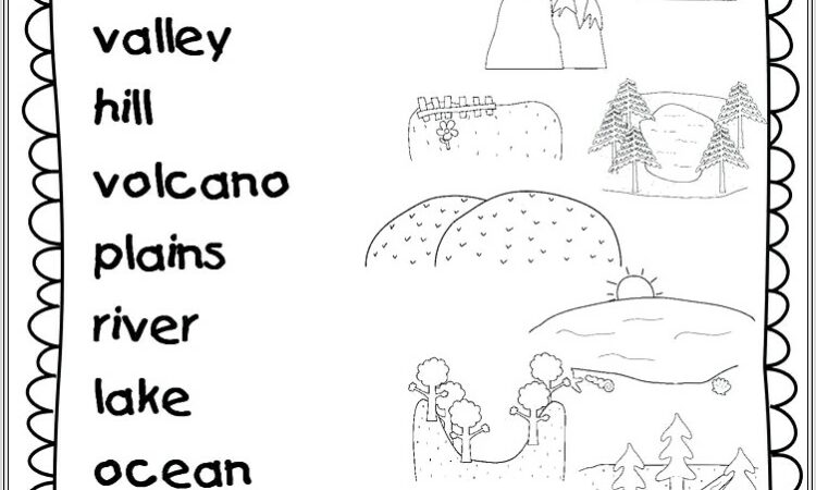 5th Grade Science Landforms Worksheets