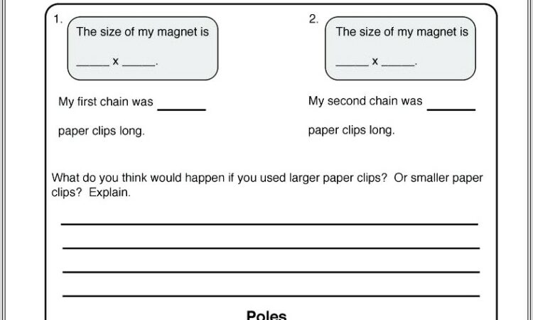 5th Grade Science Worksheets Force And Motion