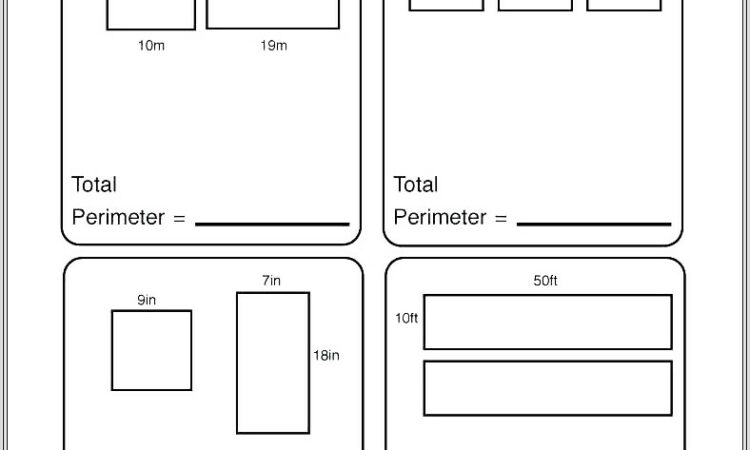 5th Grade Worksheets On Area And Perimeter