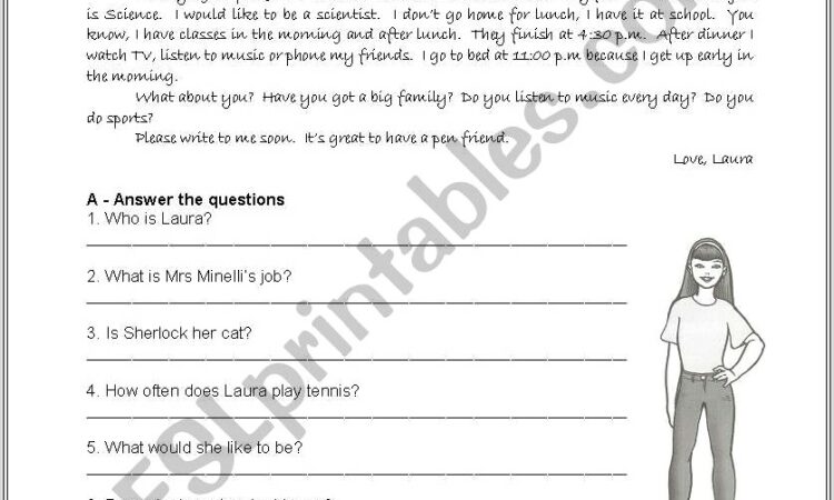 6th Grade Reading Worksheet