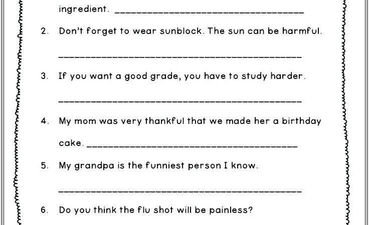 7th Grade English Worksheets With Answer Key