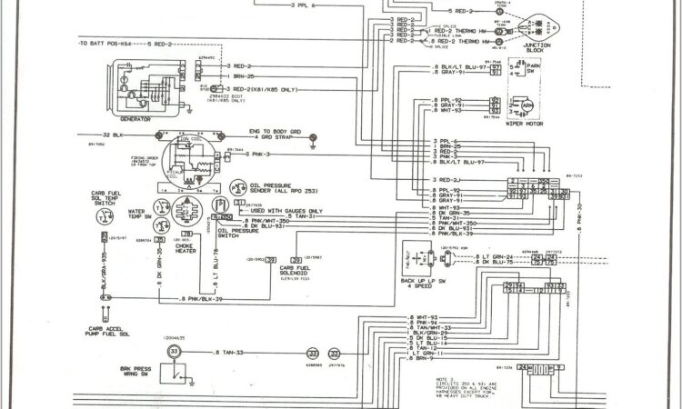 87 Chevy Truck Wiring Diagram