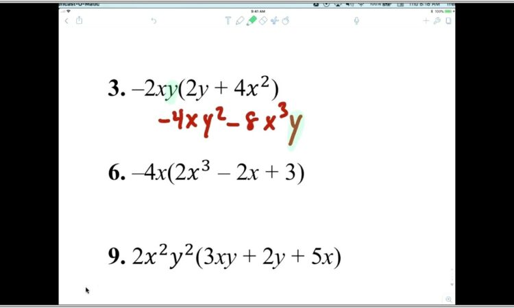 8th Grade Algebra Worksheet