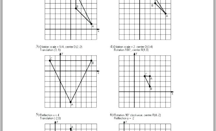 8th Grade Dilations Worksheet